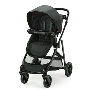 Graco Modes Element LX Stroller | Baby Stroller with Reversible Seat, Extra Storage, Child Tray, One Hand Fold, Tenley