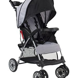 Kolcraft - Cloud Plus Lightweight Easy Fold Compact Travel Baby Stroller - Slate Grey