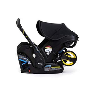 Doona Car Seat & Stroller, Safe and Supportive Travel System - Midnight Edition