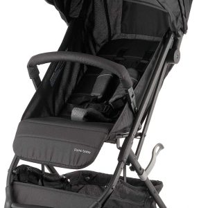Compact Baby Stroller, Lightweight Infant Stroller with Convenient One-Hand Fold(Black)
