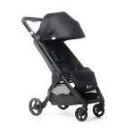 Ergobaby Metro+ Compact Baby Stroller, Lightweight Umbrella Stroller Folds Down for Overhead Airplane Storage (Carries up to 50 lbs), Car Seat Compatible, Black
